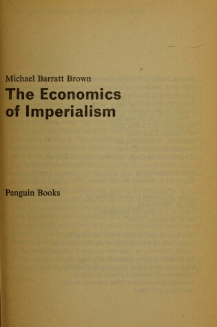 Cover of The Economics of Imperialism