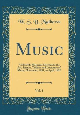 Book cover for Music, Vol. 1