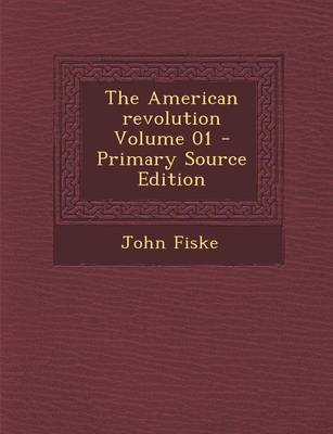 Book cover for American Revolution Volume 01