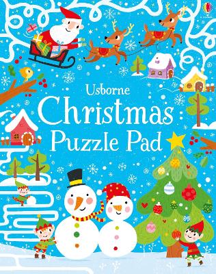 Book cover for Christmas Puzzle Pad