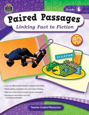 Book cover for Paired Passages: Linking Fact to Fiction Grade 6