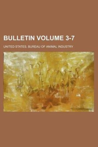 Cover of Bulletin Volume 3-7