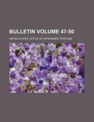 Book cover for Bulletin Volume 47-50