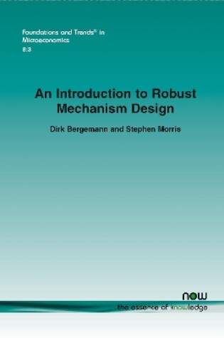 Cover of An Introduction to Robust Mechanism Design