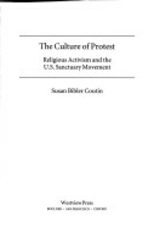 Cover of The Culture Of Protest