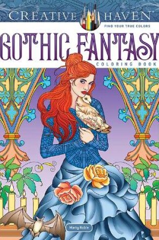 Cover of Creative Haven Gothic Fantasy Coloring Book