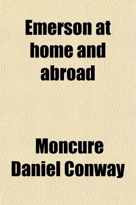 Book cover for Emerson at Home and Abroad