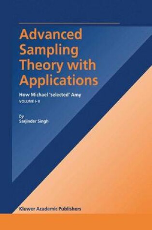 Cover of Advanced Sampling Theory with Applications