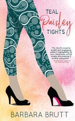 Teal Paisley Tights by Barbara Brutt