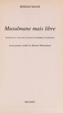 Book cover for Musulmane Mais Libre