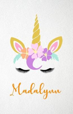 Book cover for Madalynn A5 Lined Notebook 110 Pages