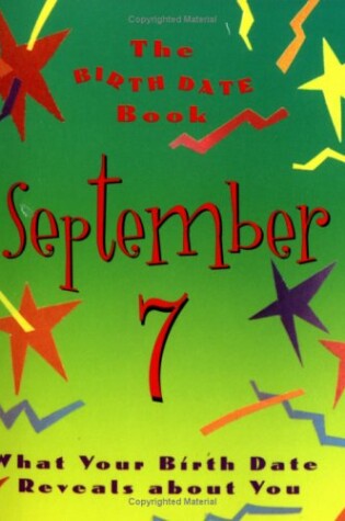 Cover of The Birth Date Book September 7