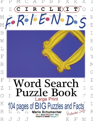 Book cover for Circle It, Friends Facts, Word Search, Puzzle Book