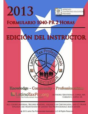 Book cover for 2013 Formulario 1040-PR 2 Horas