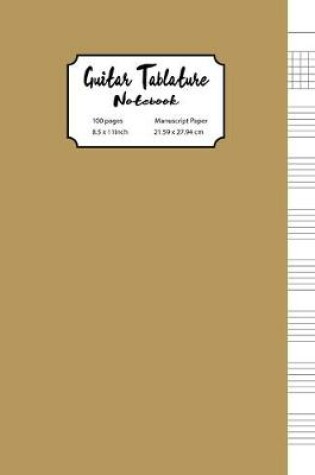 Cover of Guitar Tablature Notebook