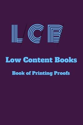 Book cover for LCB Low Content Books