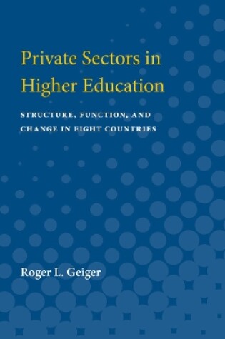 Cover of Private Sectors in Higher Education