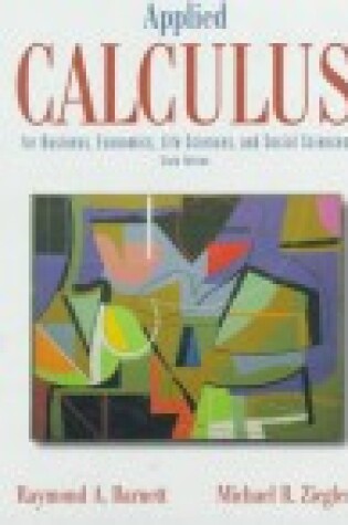 Cover of Applied Calculus for Business, Economics, Life Sciences, and Social Sciences