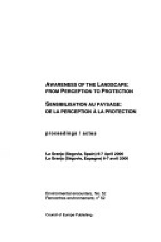 Cover of Awareness of the Landsacpe
