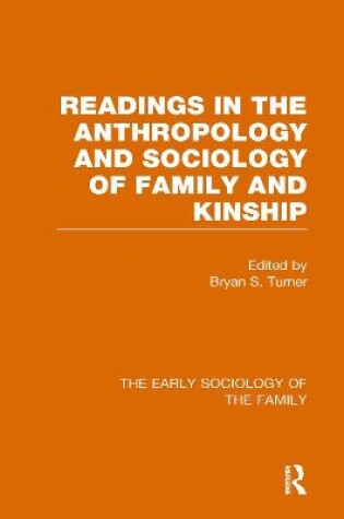 Cover of Early Sociology of Family V 1