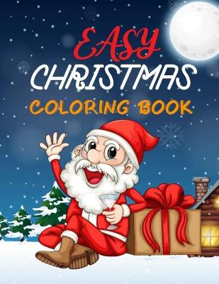 Book cover for Easy Christmas coloring Book