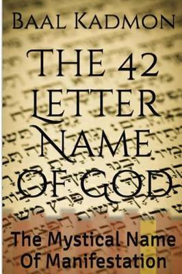 Book cover for The 42 Letter Name of God