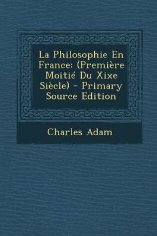 Cover of La Philosophie En France