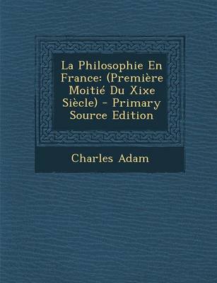 Book cover for La Philosophie En France