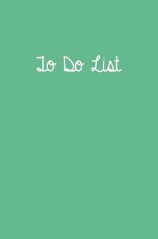 Cover of To Do List Mint Green