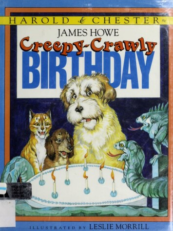 Book cover for Harold & Chester in Creepy-Crawly Birthday
