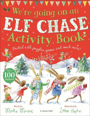 Book cover for We're Going on an Elf Chase Activity Book