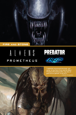 Cover of Aliens Predator Prometheus Avp: Fire And Stone