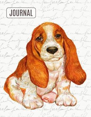 Cover of Big Fat Bullet Style Journal Notebook Cute Basset Hound