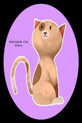 Book cover for Adorable Cat Diary