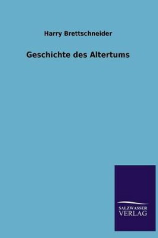 Cover of Geschichte des Altertums