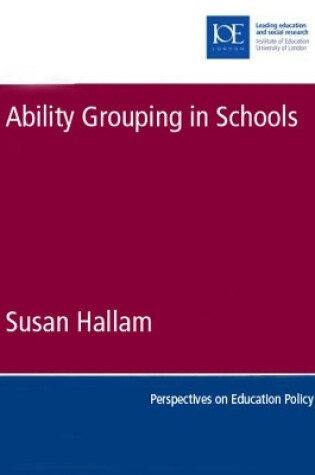 Cover of Ability Grouping in Schools