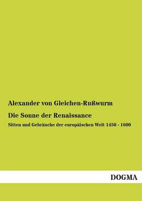 Book cover for Die Sonne Der Renaissance