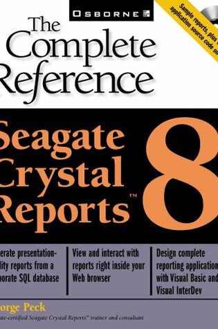 Cover of Seagate Crystal Reports X