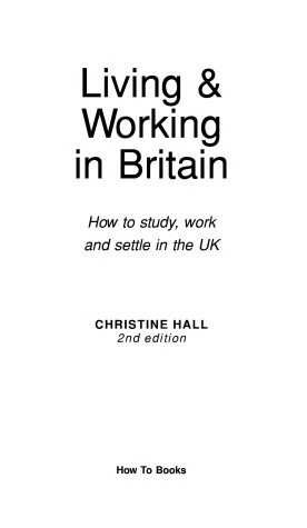 Book cover for Living & Working in Britain