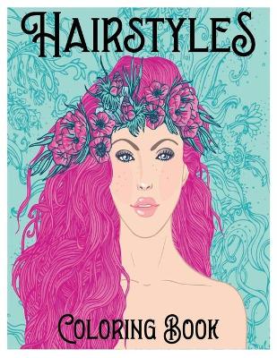 Book cover for Hairstyles Coloring Book