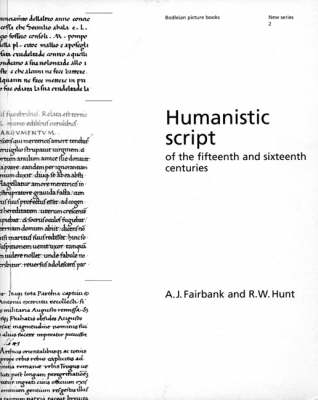 Book cover for Humanistic Script of the Fifteenth and Sixteenth Centuries