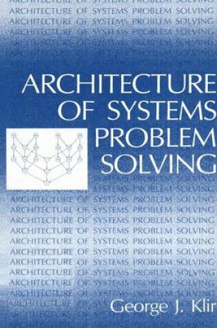 Cover of Architecture of Systems Problem Solving