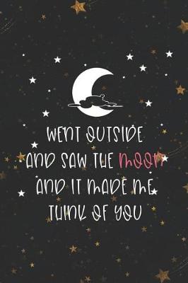 Book cover for Went Outside And Saw The Moon And It Made Me Think Of You