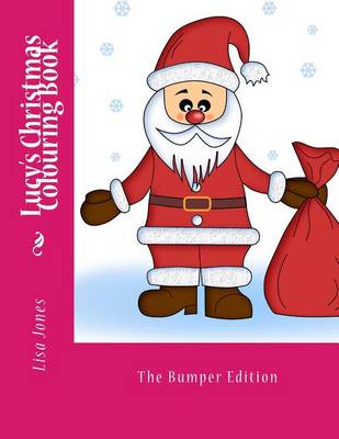 Book cover for Lucy's Christmas Colouring Book
