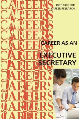 Book cover for Career as an Executive Secretary