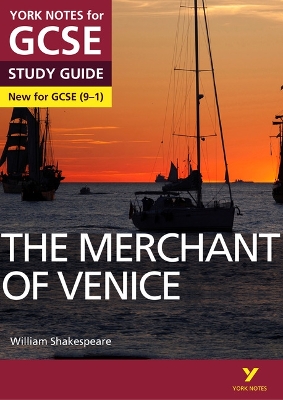 Book cover for The Merchant of Venice: York Notes for GCSE - everything you need to study and prepare for the 2025 and 2026 exams