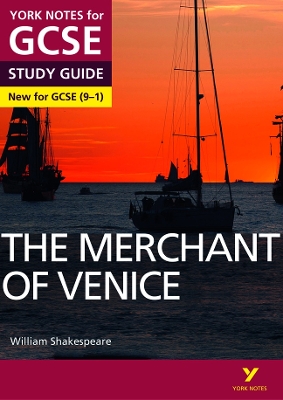 Cover of The Merchant of Venice: York Notes for GCSE: everything you need to catch up, study and prepare for 2025 and 2026 assessments and exams