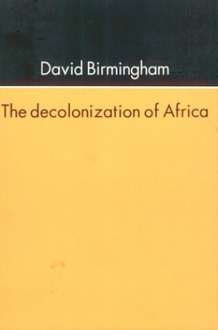 Cover of The Decolonization of Africa