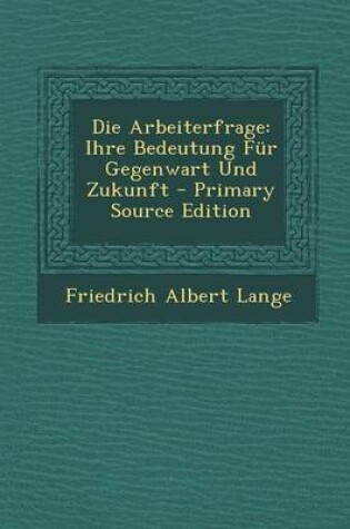 Cover of Die Arbeiterfrage