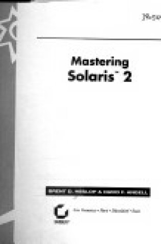 Cover of Mastering Solaris 2